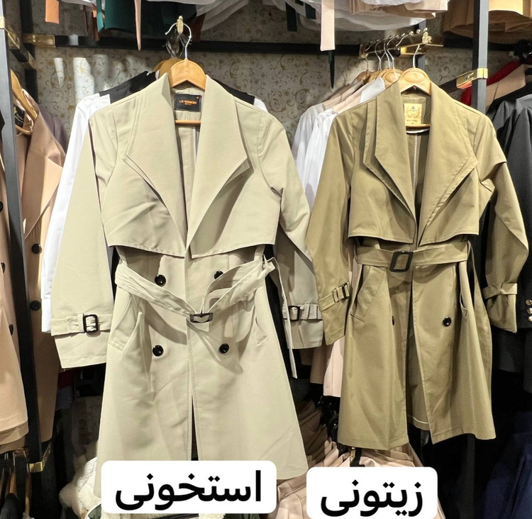 مانتو بارانی کوتاه