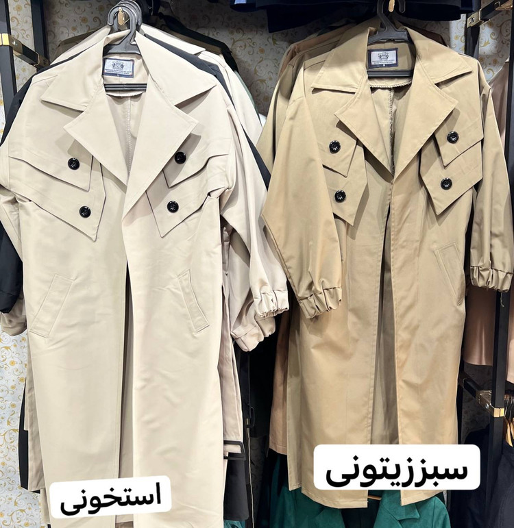 مانتو بارانی زمستانه