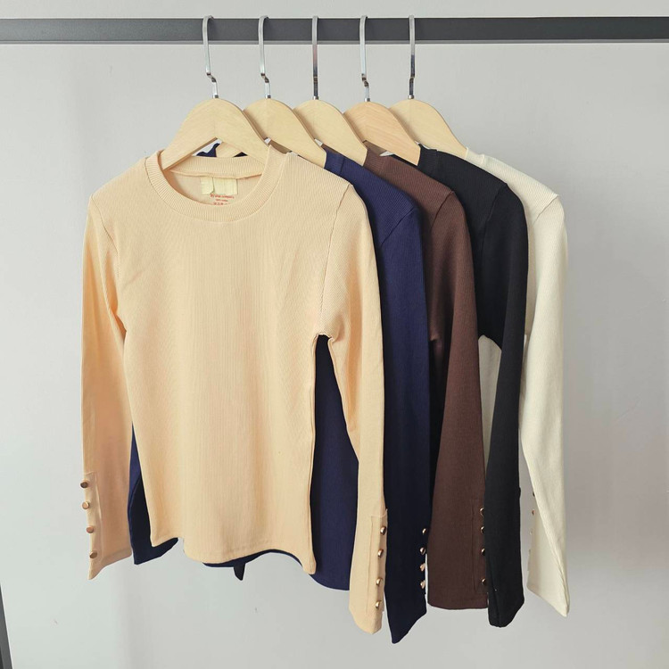 بلیز یقه گرد طرح zara